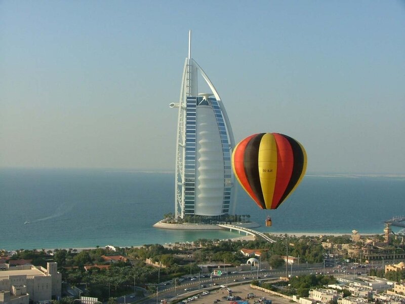 Hot Air Balloon over Dubai