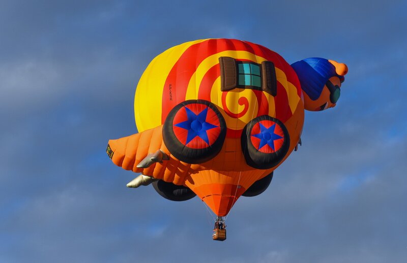 Hot Air Balloon Shaped Like a Car