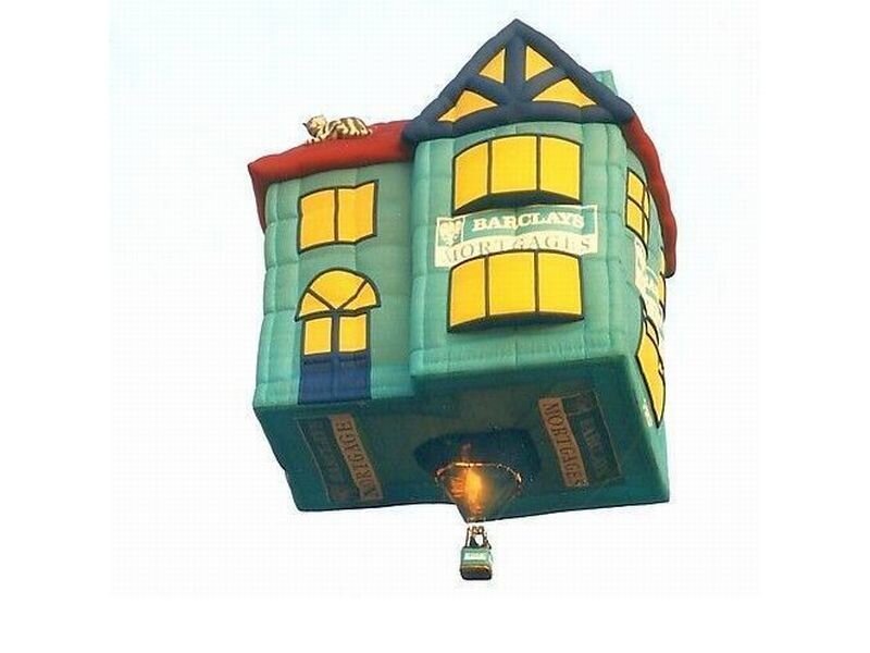 Hot Air Balloon Shaped Like a House
