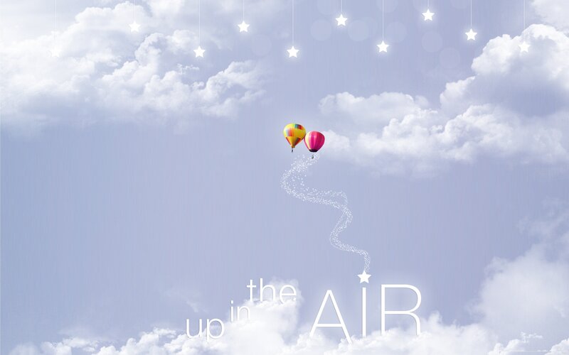 hot air balloons in the sky