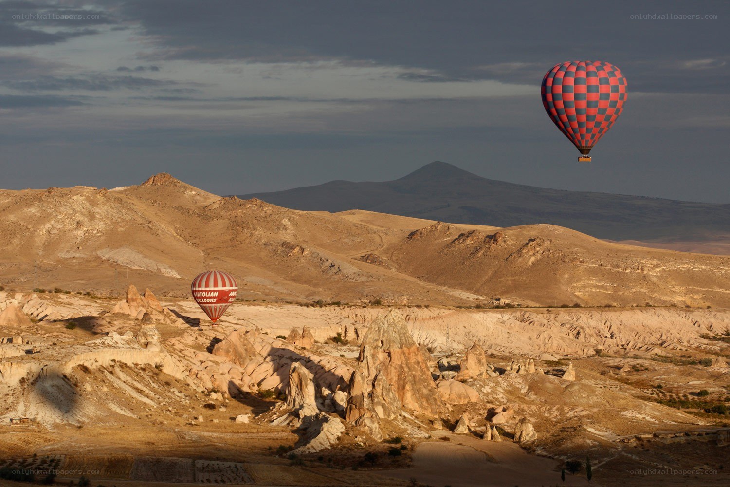 Hot air balloons over Cappadocia