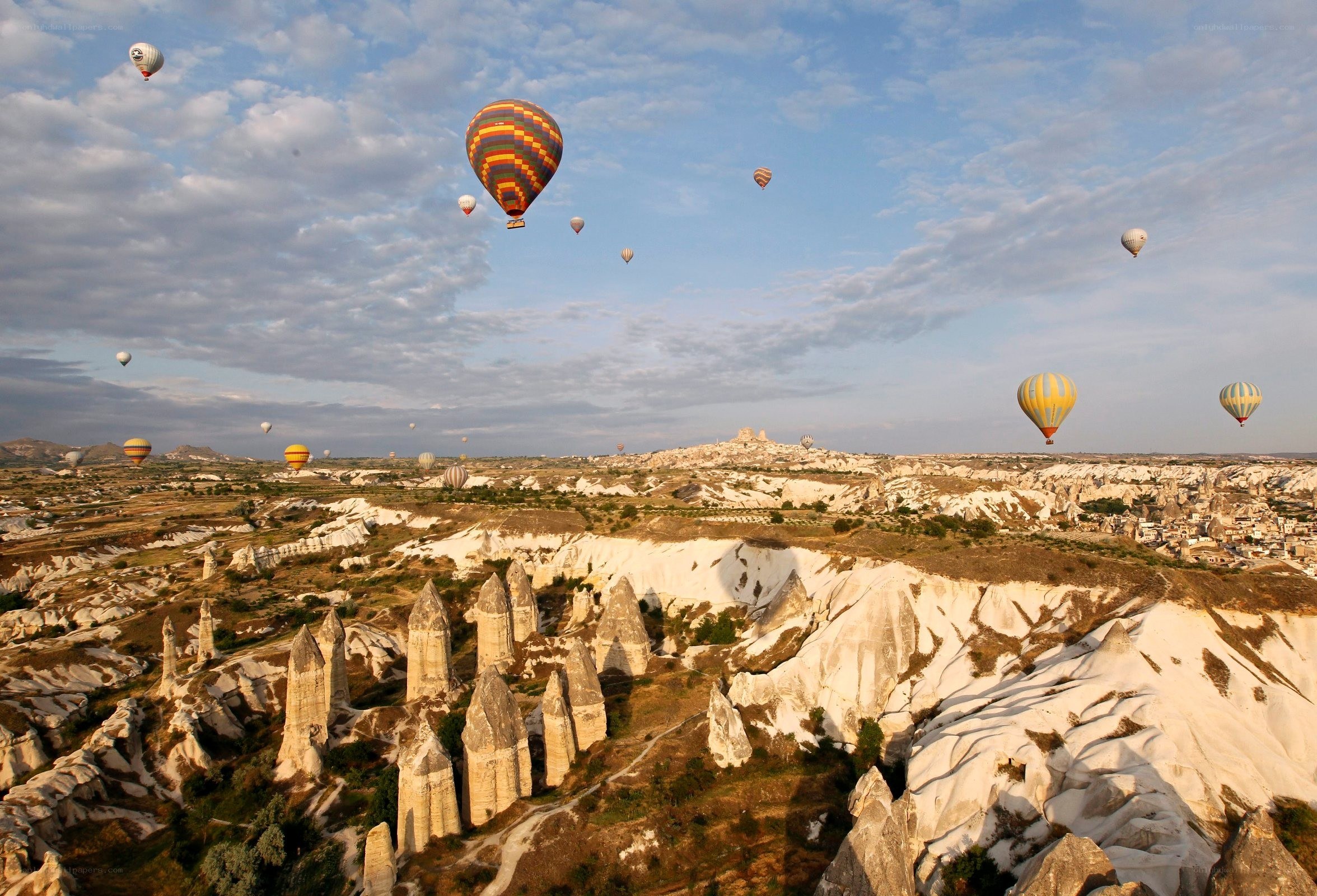 Hot air balloons over Cappadocia