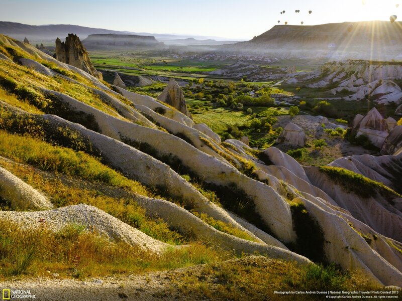 Hot air balloons over Cappadocia