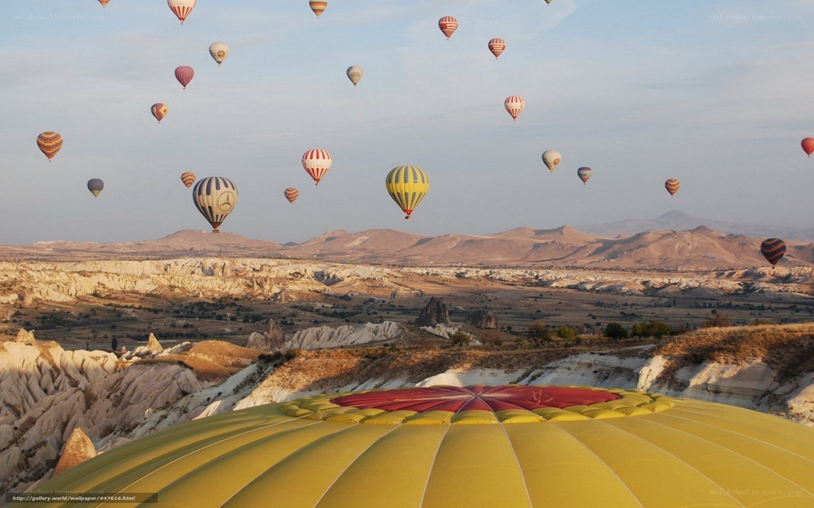 Hot air balloons over Cappadocia
