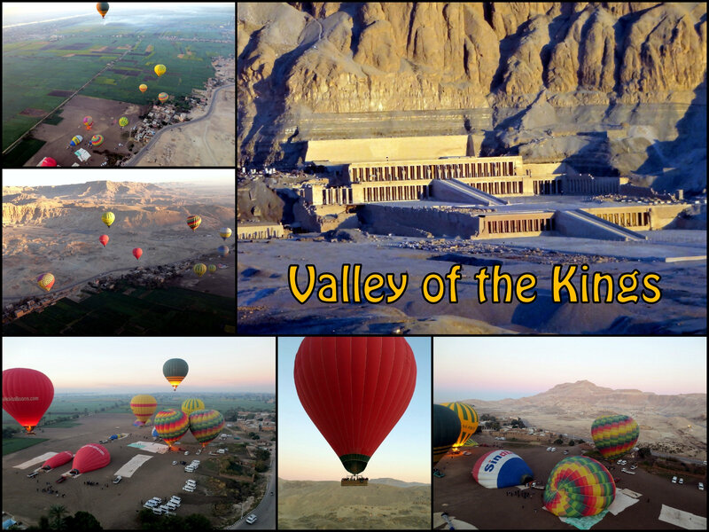Hot Air Balloons over Valley