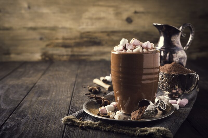 Hot Chocolate in a Mug — Brown
