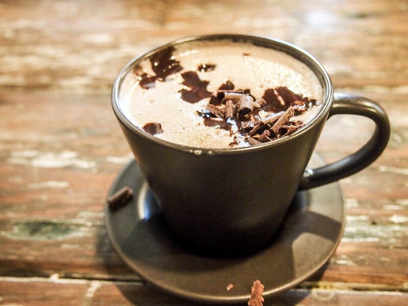 Hot Chocolate in Cup — Brown