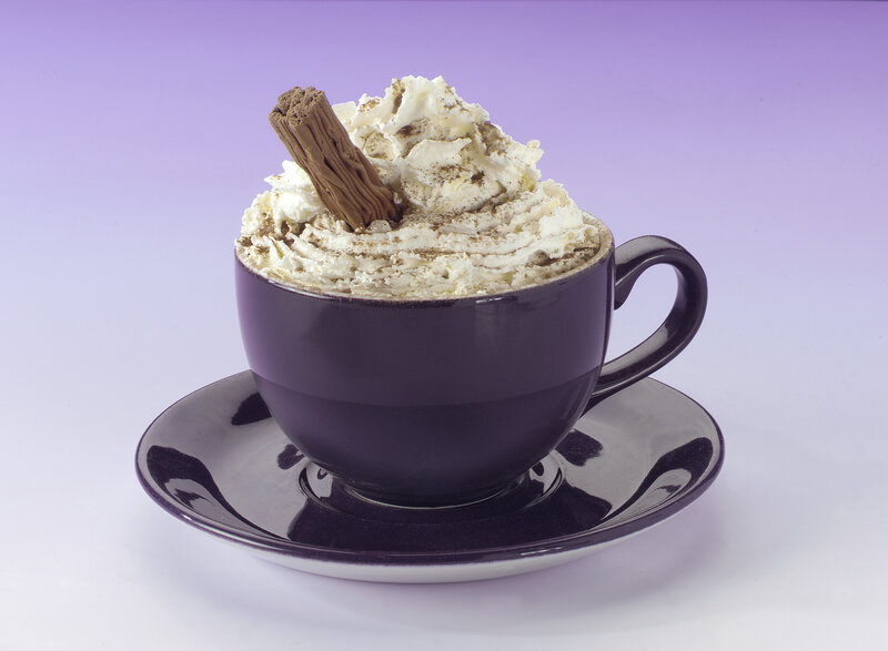 Hot Chocolate in Cup — Purple
