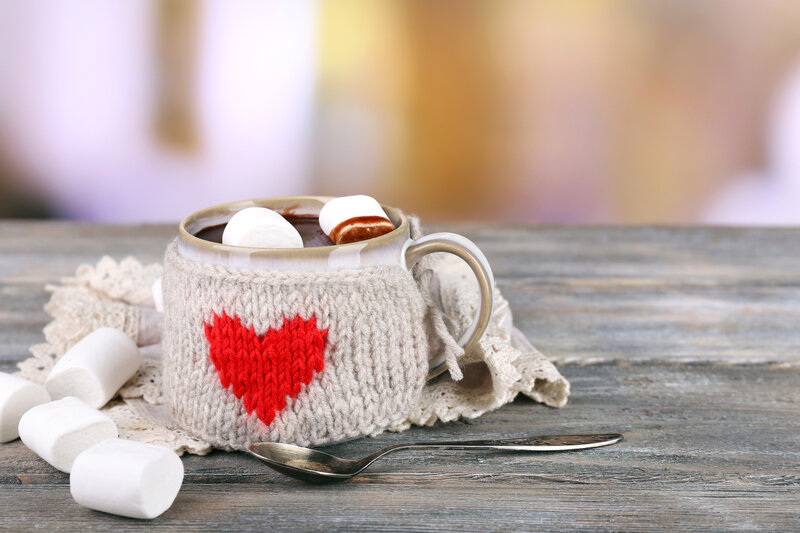 Hot Chocolate in Mug — Brown