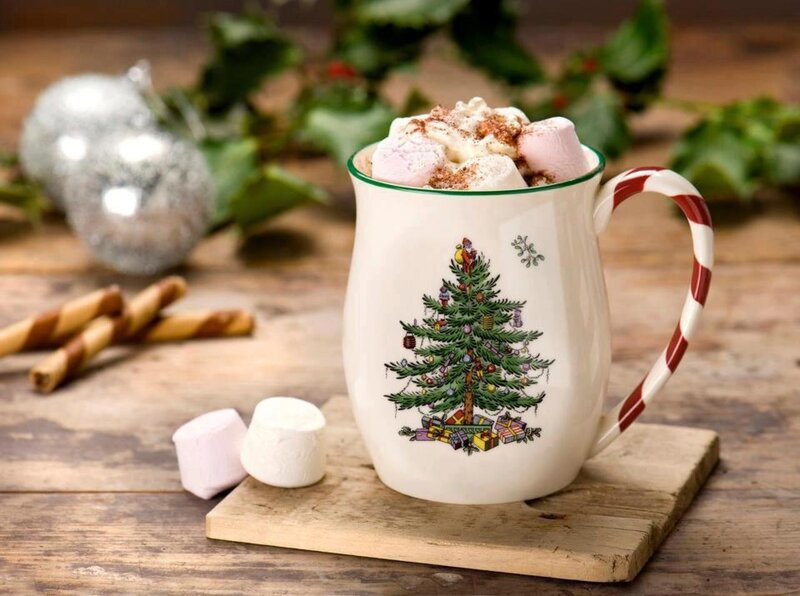 Hot Chocolate in Mug — White, Cozy