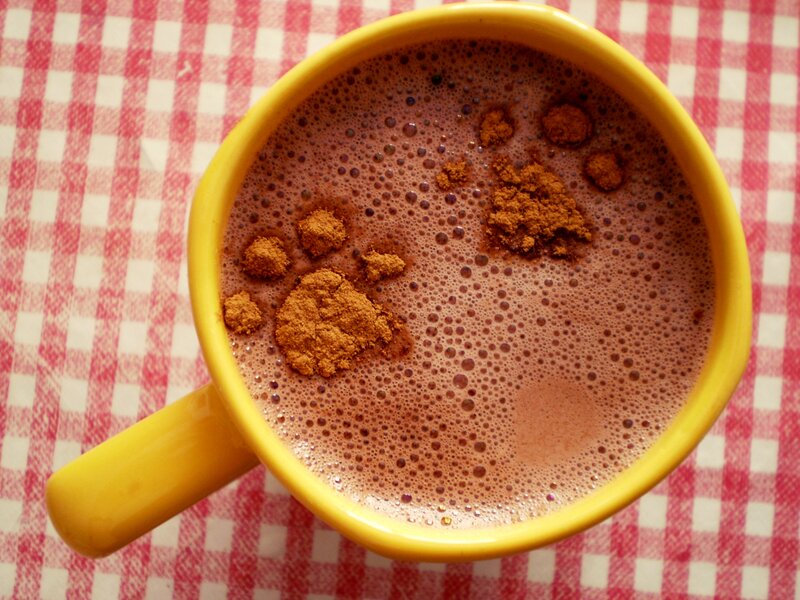 Hot Chocolate in Mug — Yellow