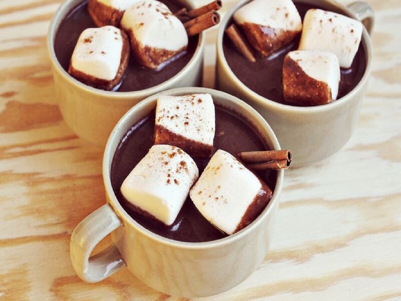 Hot Chocolate in Mugs