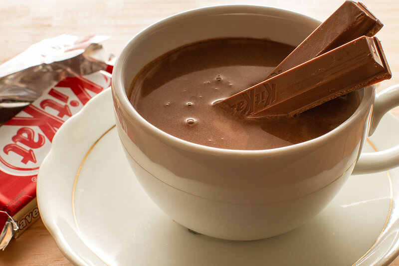 Hot Chocolate with KitKat