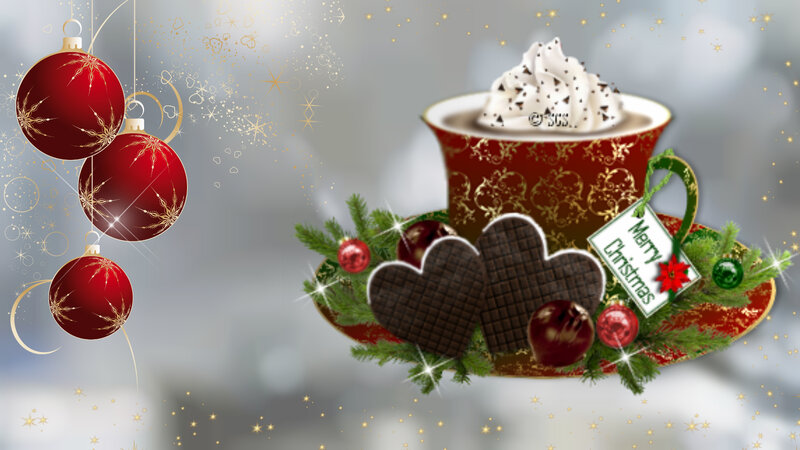 Hot Chocolate with Ornaments