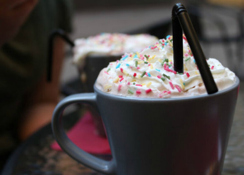 Hot Chocolate with Sprinkles