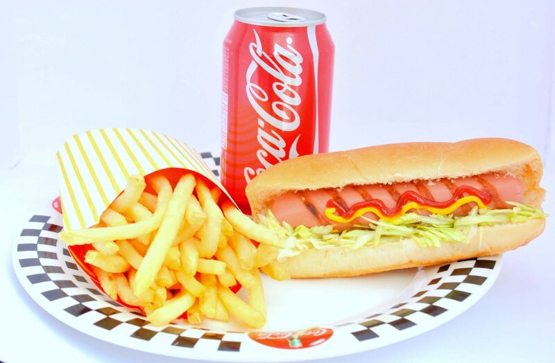 Hot Dog and Fries Meal