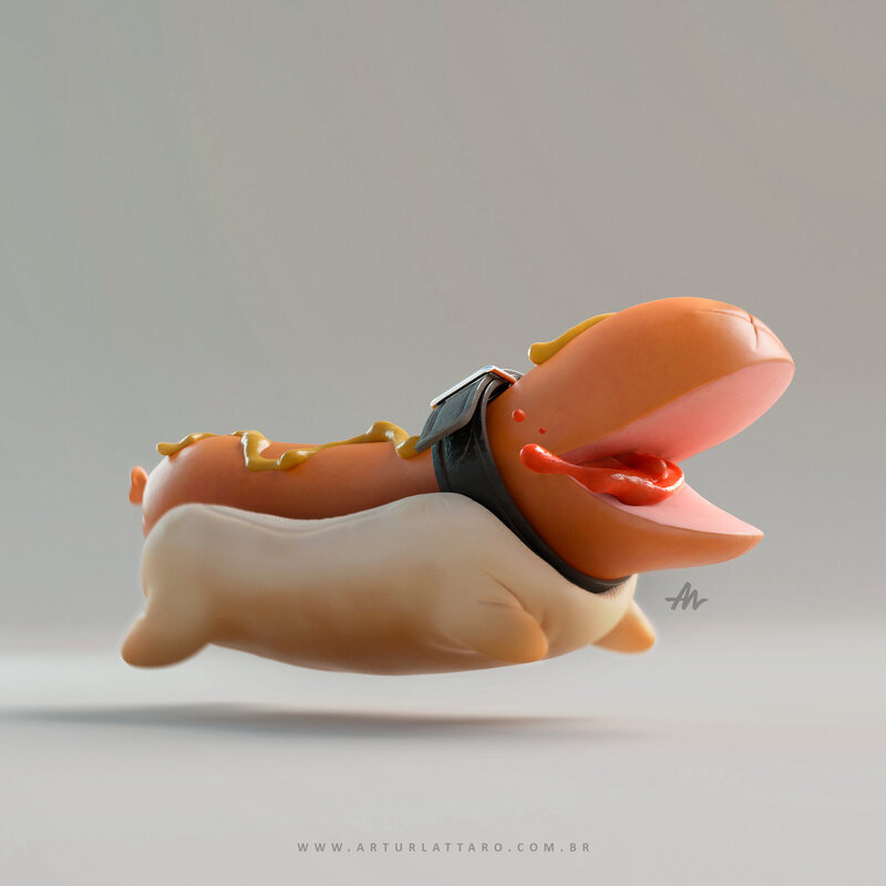 Hot Dog Creature