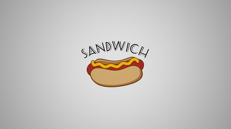 Hot Dog in Bun — Gray