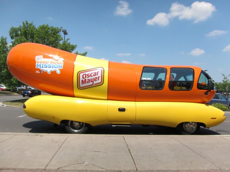 Hot Dog-shaped Vehicle