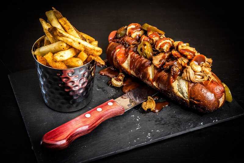 Hot Dog with Fries