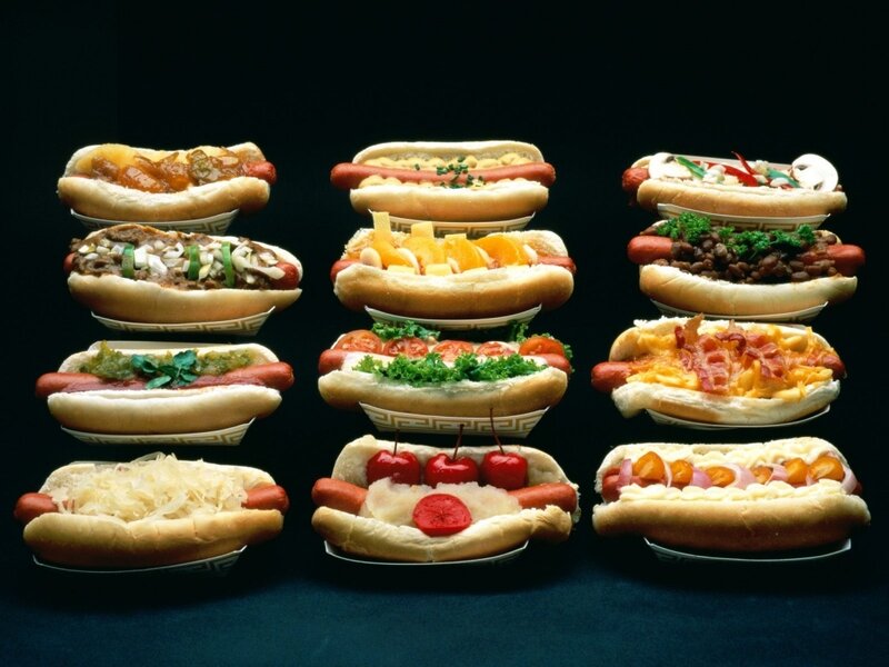 Hot Dogs with Toppings