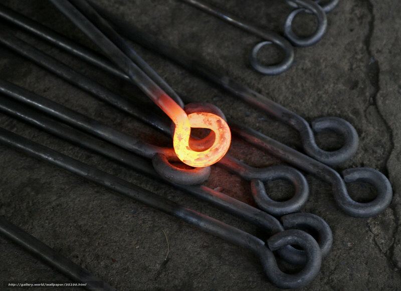 Hot metal forging process