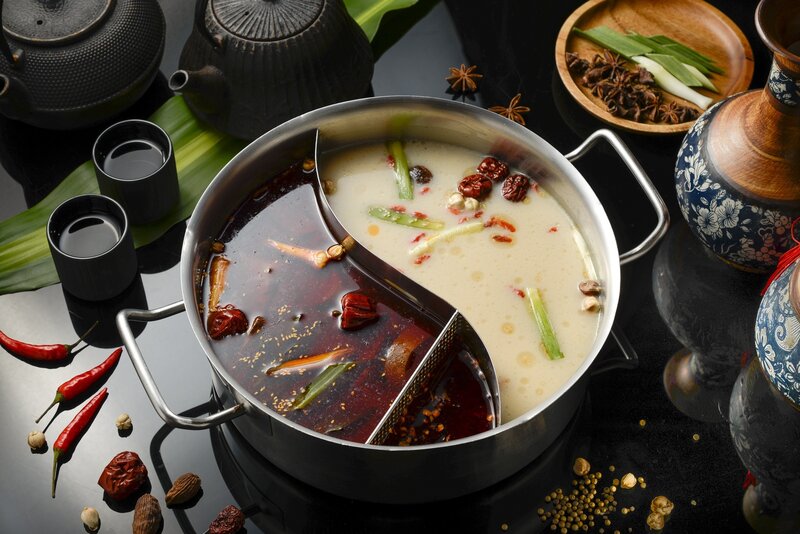 Hot Pot with Two Broths