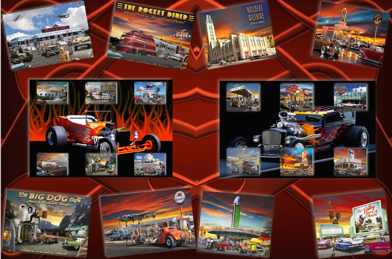 Hot Rod Cars and Diners