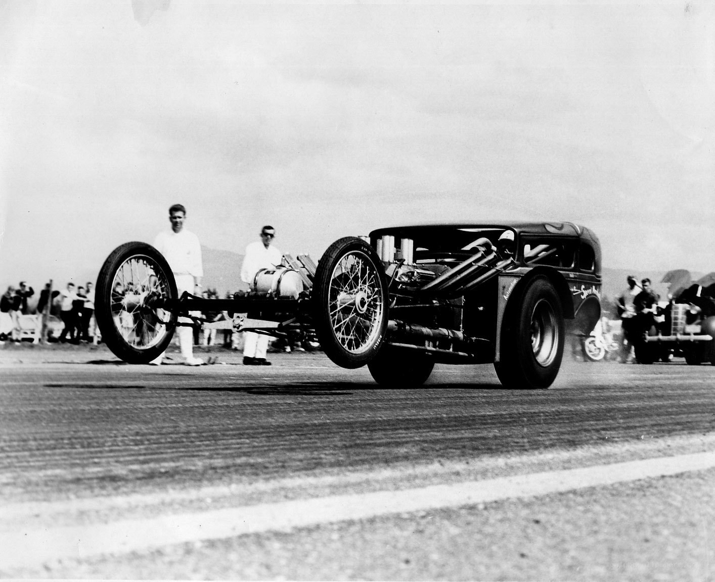 Hot rod drag racing