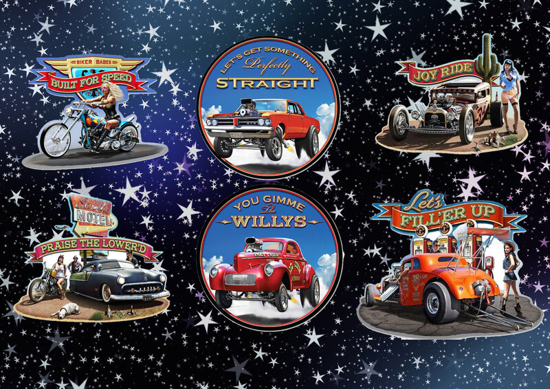 Hot Rods and Bikers