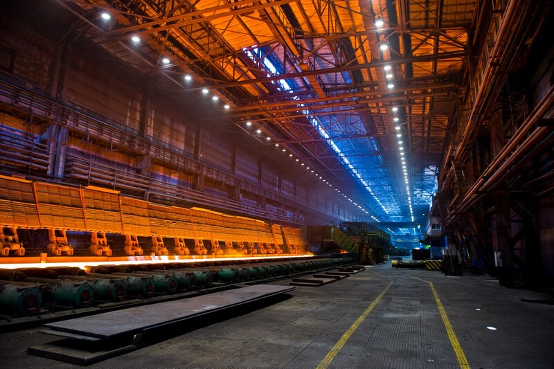 Hot Steel Slab in Factory