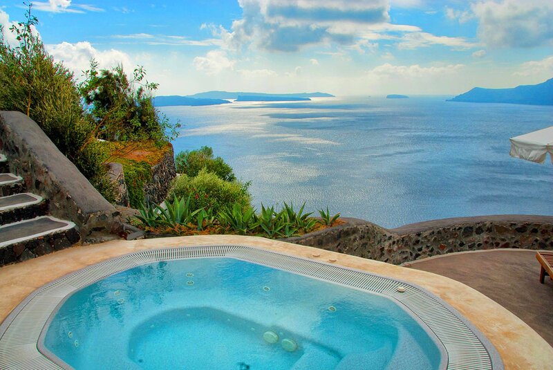 Hot Tub with Ocean View — Blue, Serene, Afternoon