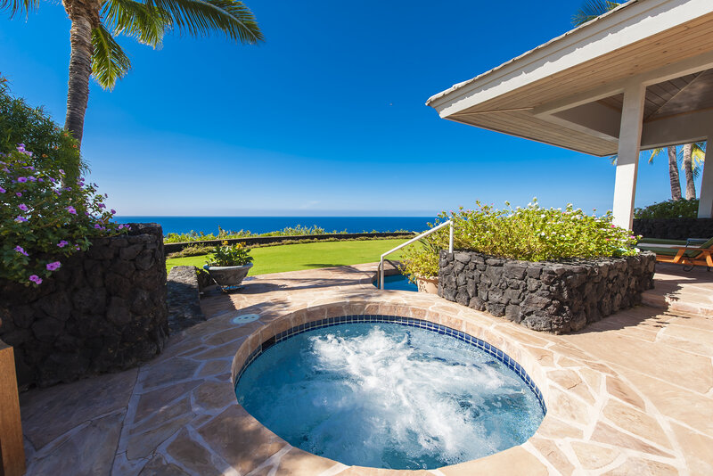 Hot Tub with Ocean View — Blue, Serene