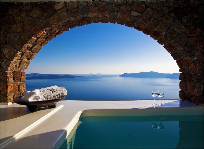 Hot Tub with Sea View — Blue