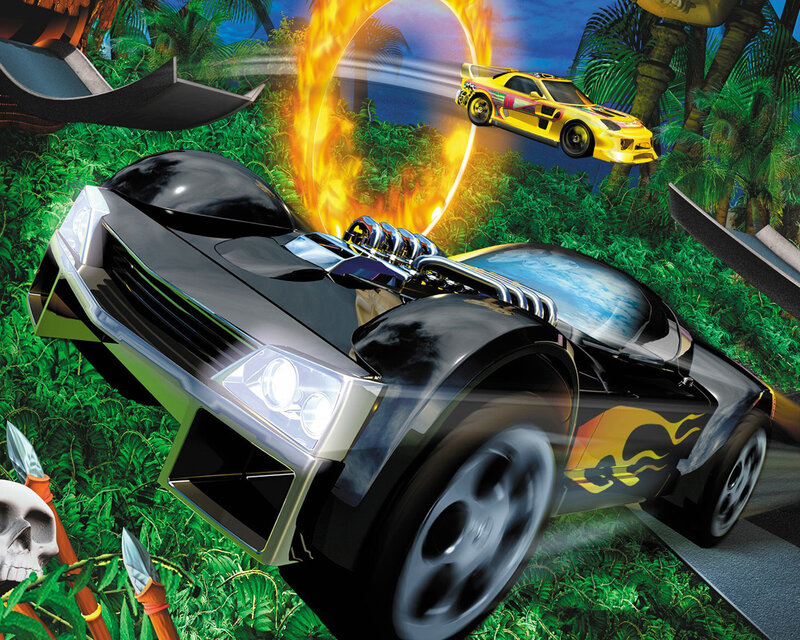 Hot Wheels jungle race