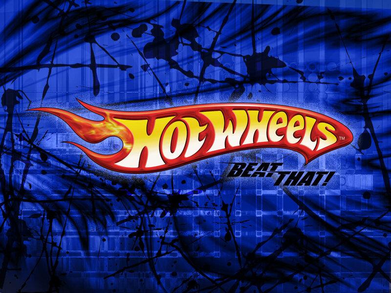 Hot Wheels Logo — Blue