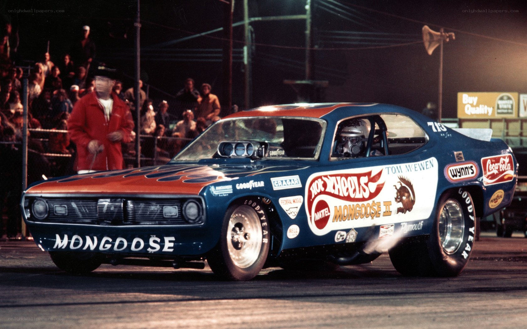 Hot Wheels Mongoose II drag car