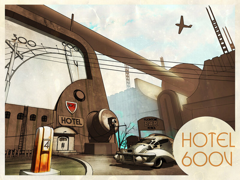 Hotel 600V concept art