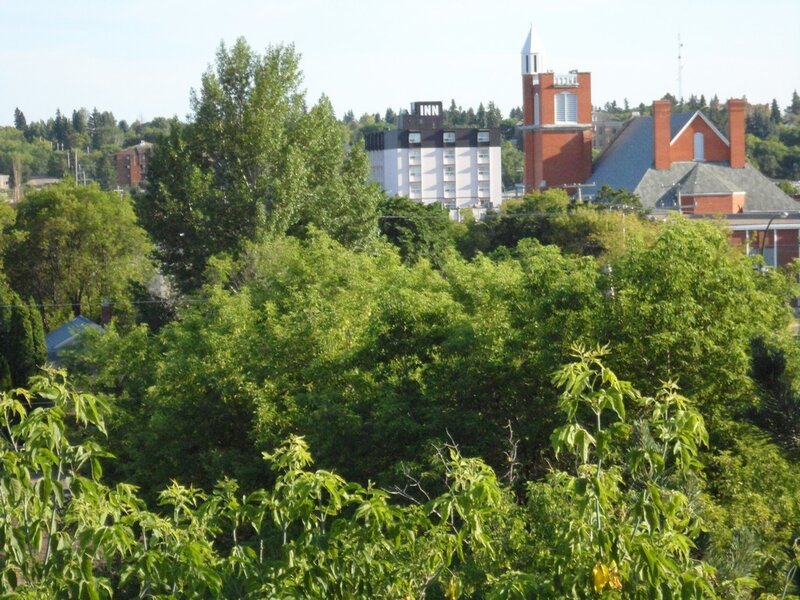 Hotel and Church Buildings