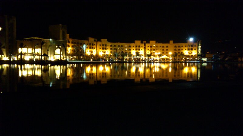Hotel at Night — Black