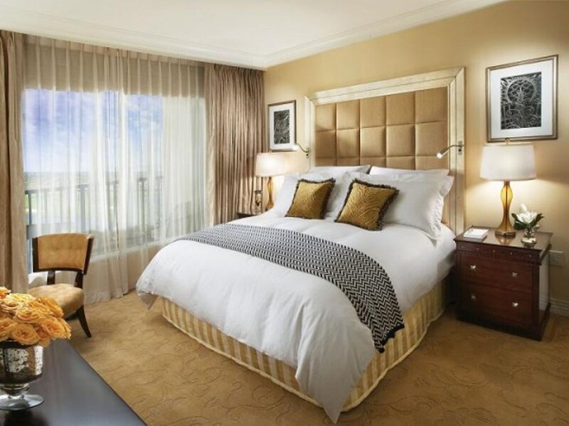 Hotel Bedroom with Bed