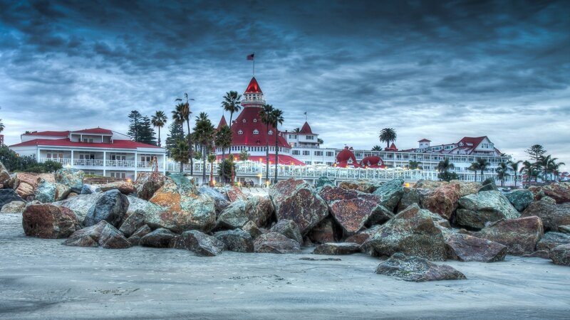 Hotel by the Beach — Blue