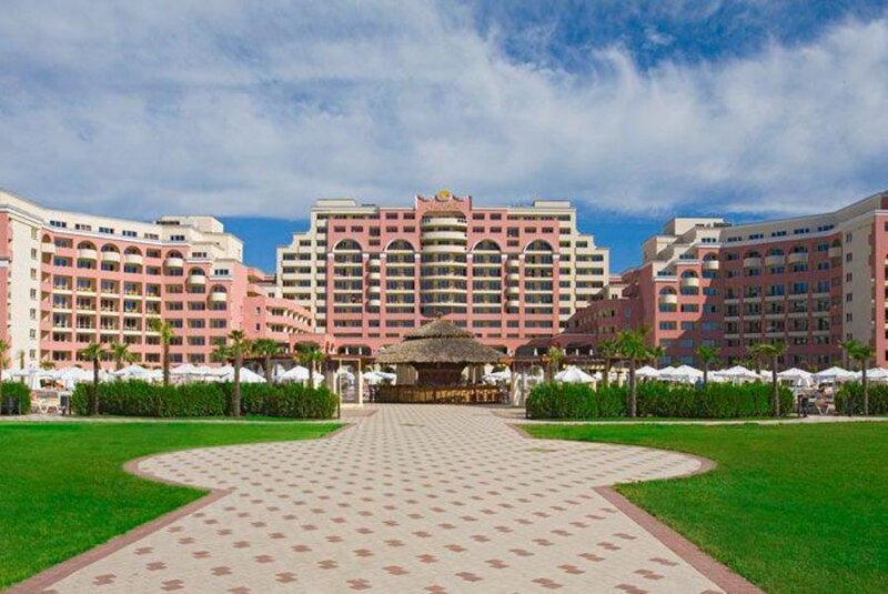 Hotel Complex with Pathway