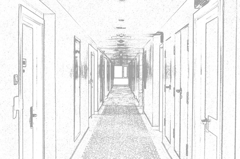 Hotel Corridor Hallway