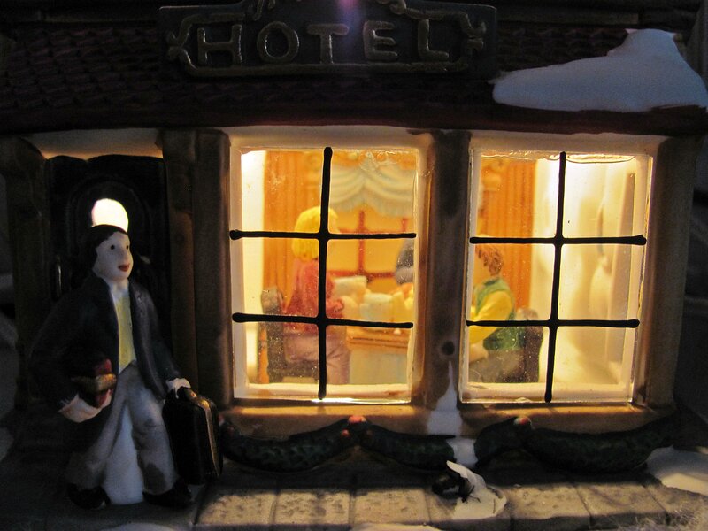 Hotel Figurine Scene