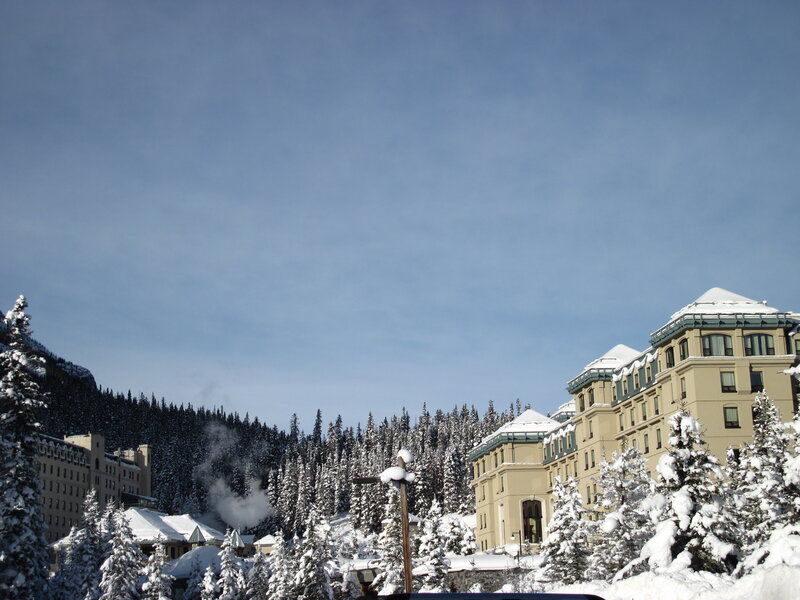 Hotel in Snowy Mountains — Blue