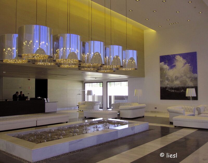 Hotel Lobby Interior — White