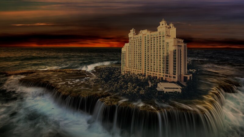 Hotel on Cliff Edge