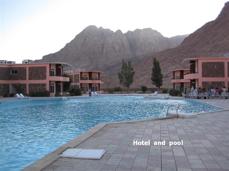 Hotel Pool with Mountains