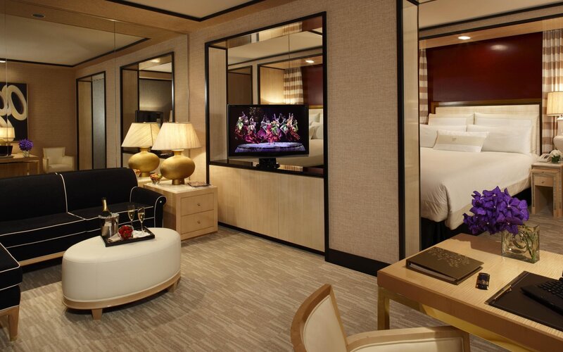 Hotel Room Interior — Beige, Luxurious
